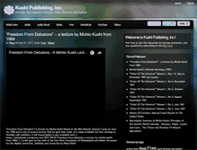 Tablet Screenshot of kushipublishing.com